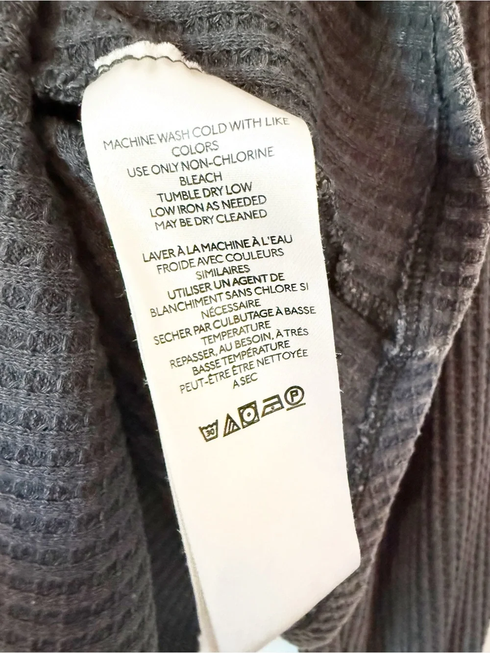 Free People Coraline Oversized Thermal Shirt Slouchy Sz Medium